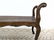 French Carved Wood Window Bench. Cane seat Bench with - 2