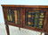Leather Top Side Table with Book Form Doors and Sides. - 3