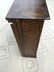 Tiger Oak Bookcase with Leaded Glass Doors. - 4