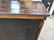 Tiger Oak Bookcase with Leaded Glass Doors. - 7
