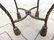 Italian Style Gilt Iron Side Chair. Heart Shaped Back. - 6