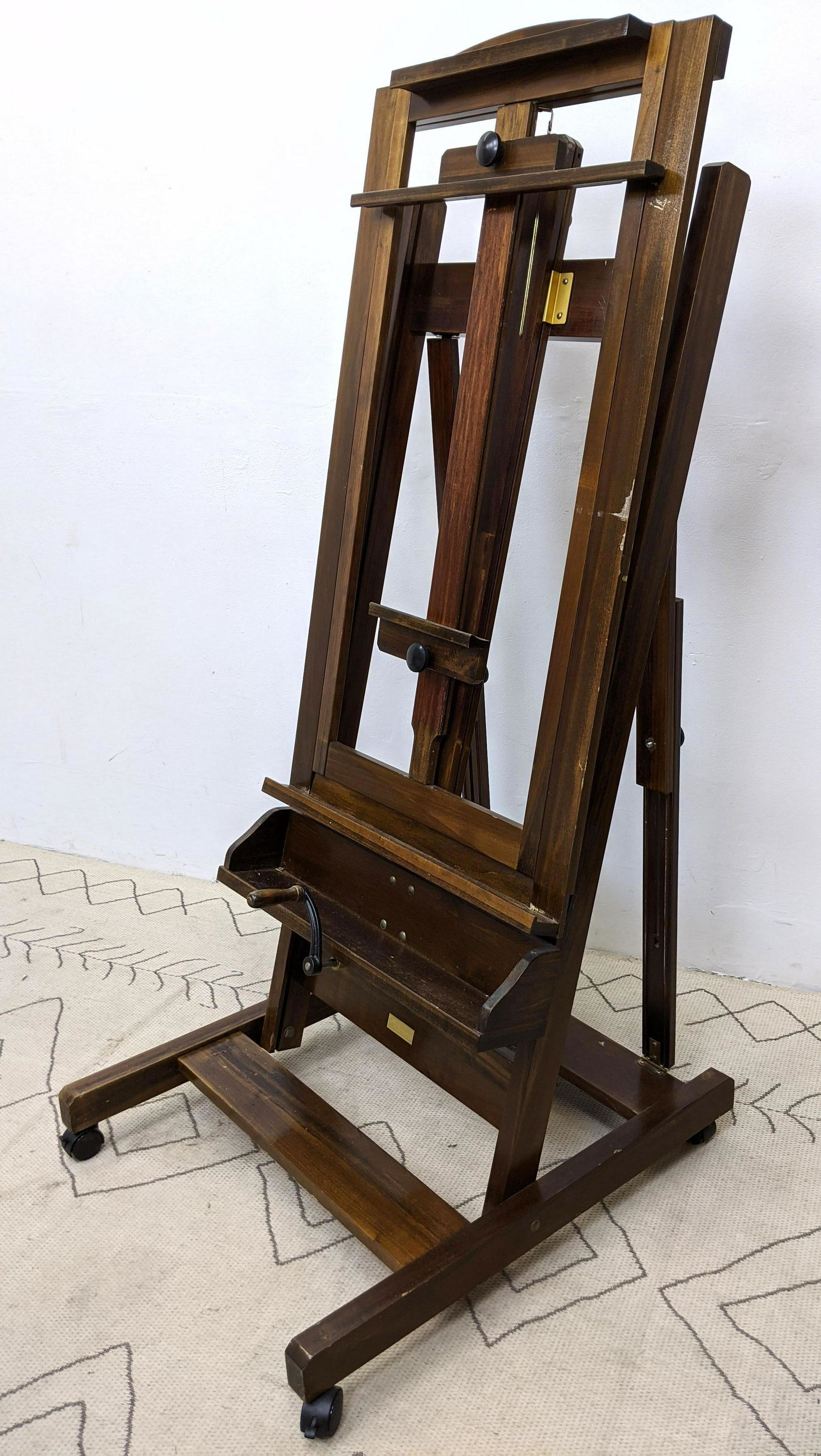 ANCO Large Wood Artist Easel Painting Stand. (1 of 8)