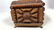 Tramp Art Sewing Dresser Box. Chip Carved. - 6