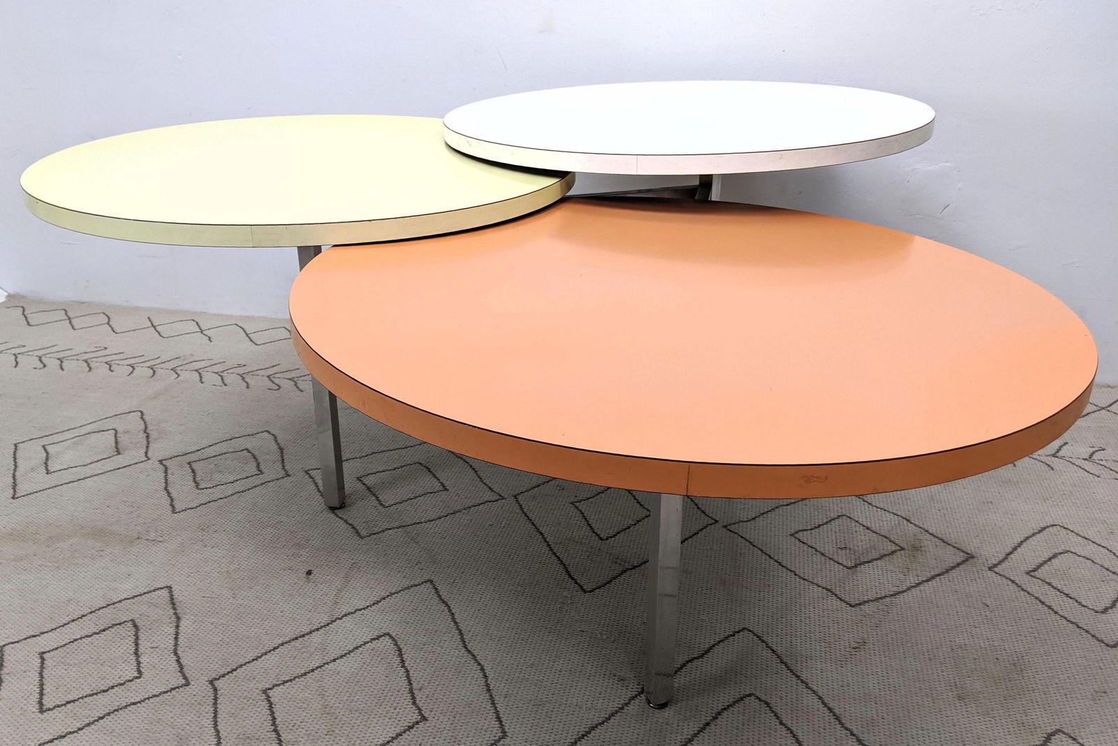 Mid Century Modern Tri Level Table with Three Laminate (1 of 12)