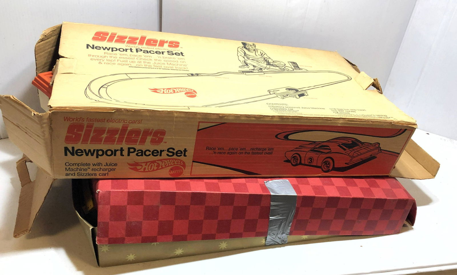 Vintage toys. Hot wheels Sizzlers, Slot car track. no: Vintage toys. Hot wheels Sizzlers, Slot car track. no cars.-- Dimensions: ---