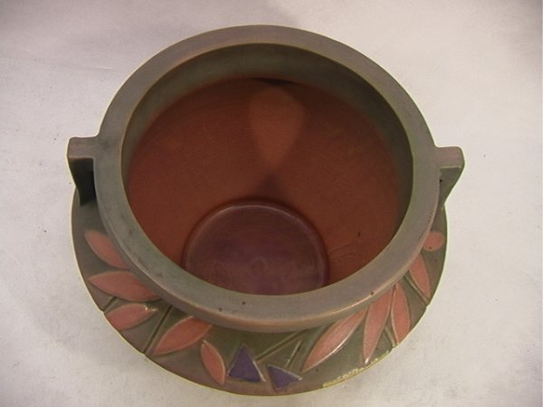 ROSEVILLE Futura Jardiniere Large. Pink and gray - 3