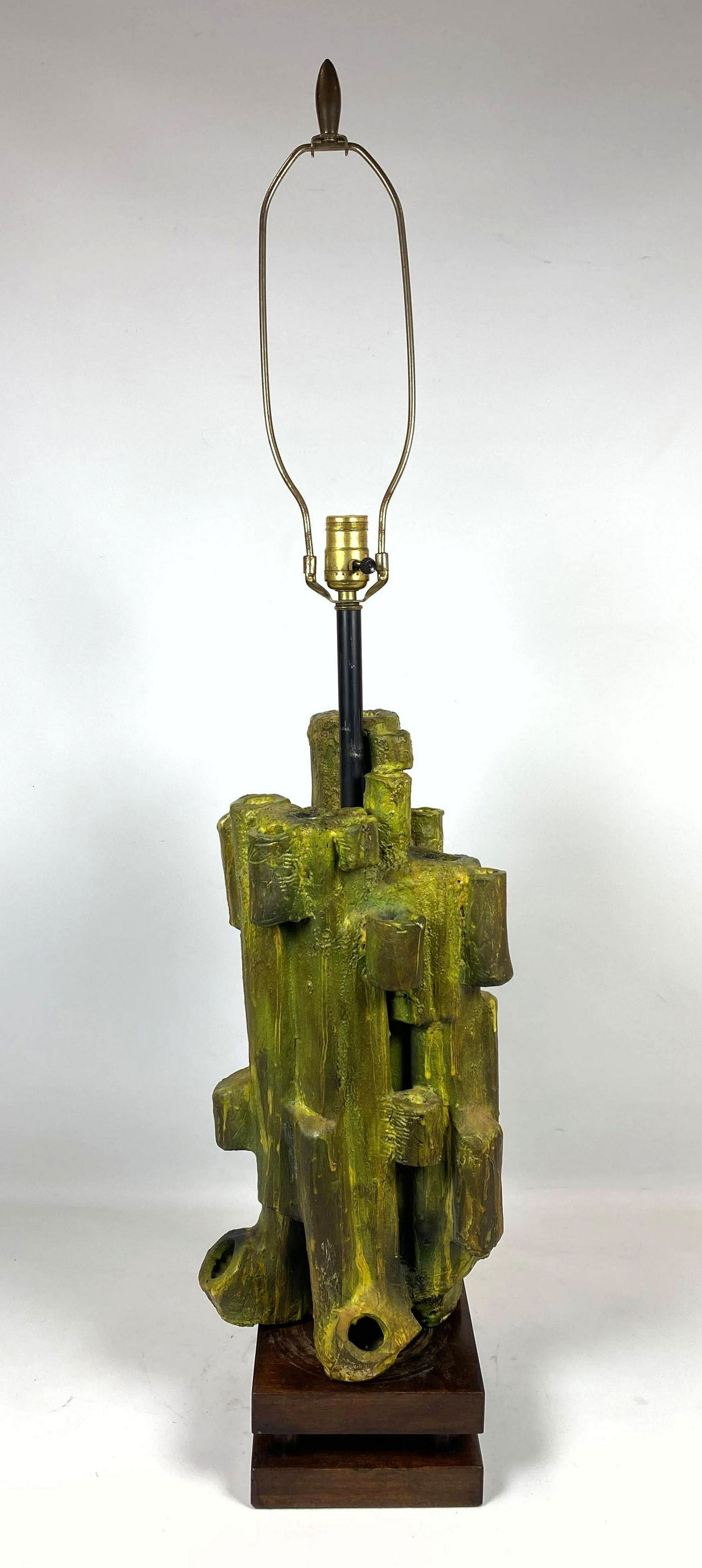 Marcello Fantoni Style Heavy Glazed Table Lamp Sculptur (1 of 12)