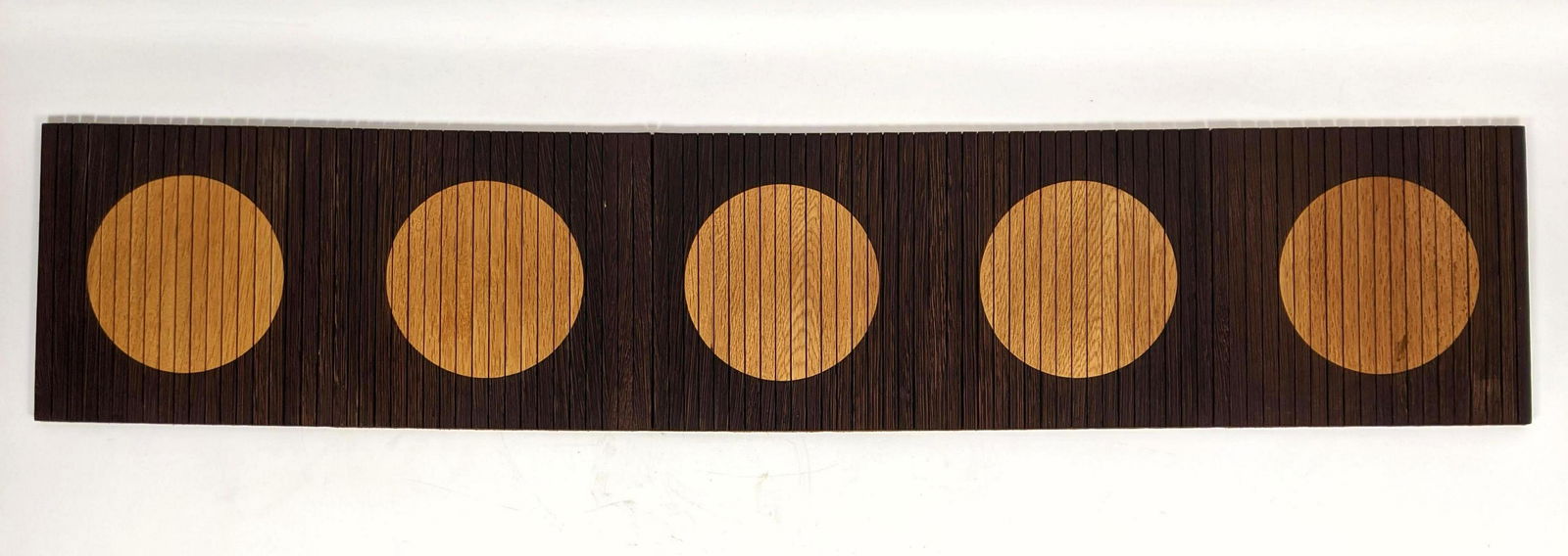 SKJODE SKJERN Danmark Runner Trivet.  Teak and Rosewood (1 of 9)