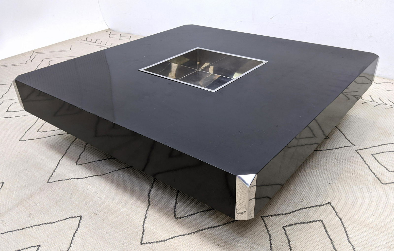 WILLY RIZZO for PIERRE CARDIN Coffee Table. Oversized C (1 of 10)