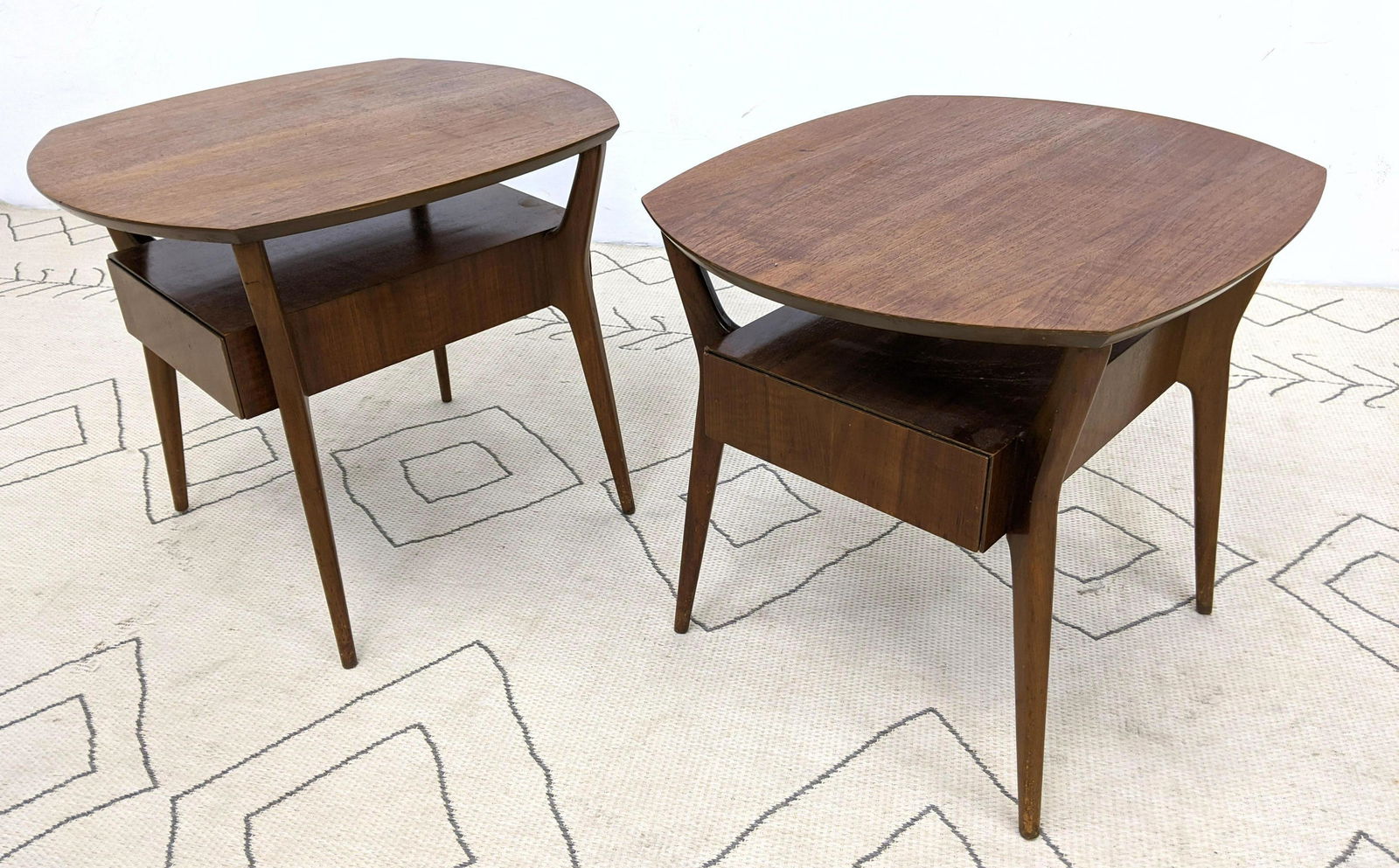 Pair Singer and Sons Side End Tables.  Attributed to Gi (1 of 12)