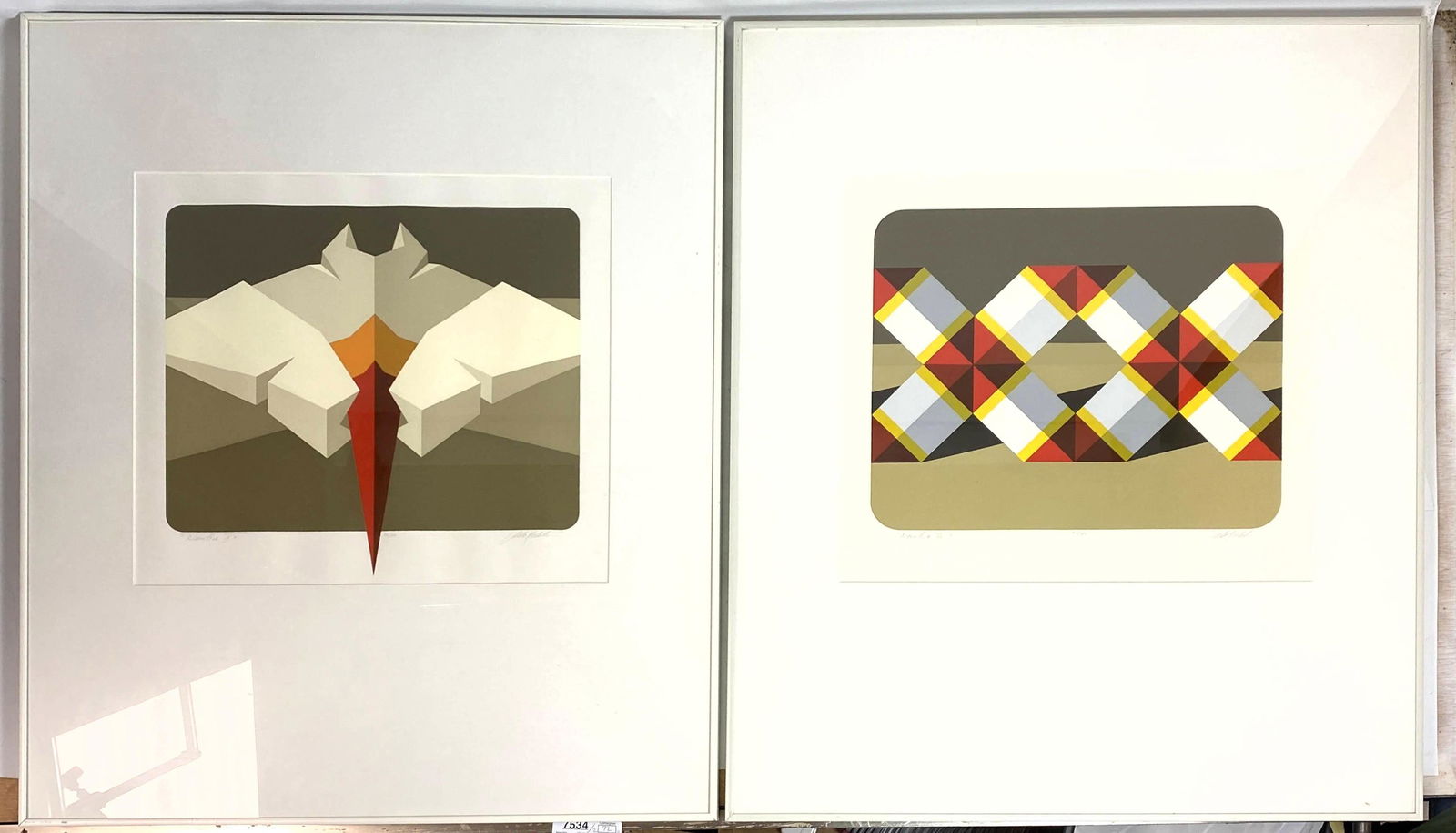 2pcs MARKO SPALATIN Serigraph Prints.  Signed and Numbe (1 of 11)