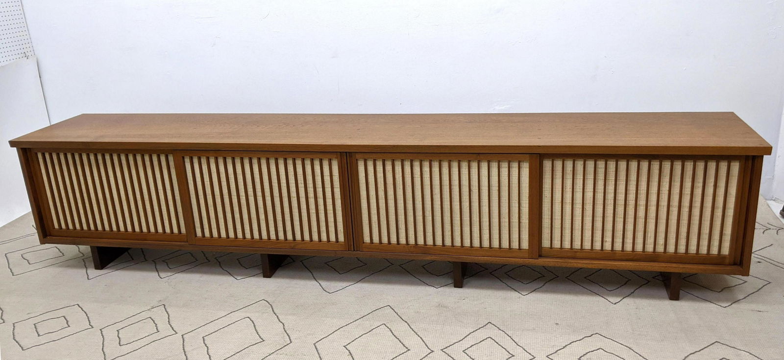 George Nakashima  4-Door Pandanus Cabinet with Card (1 of 14)