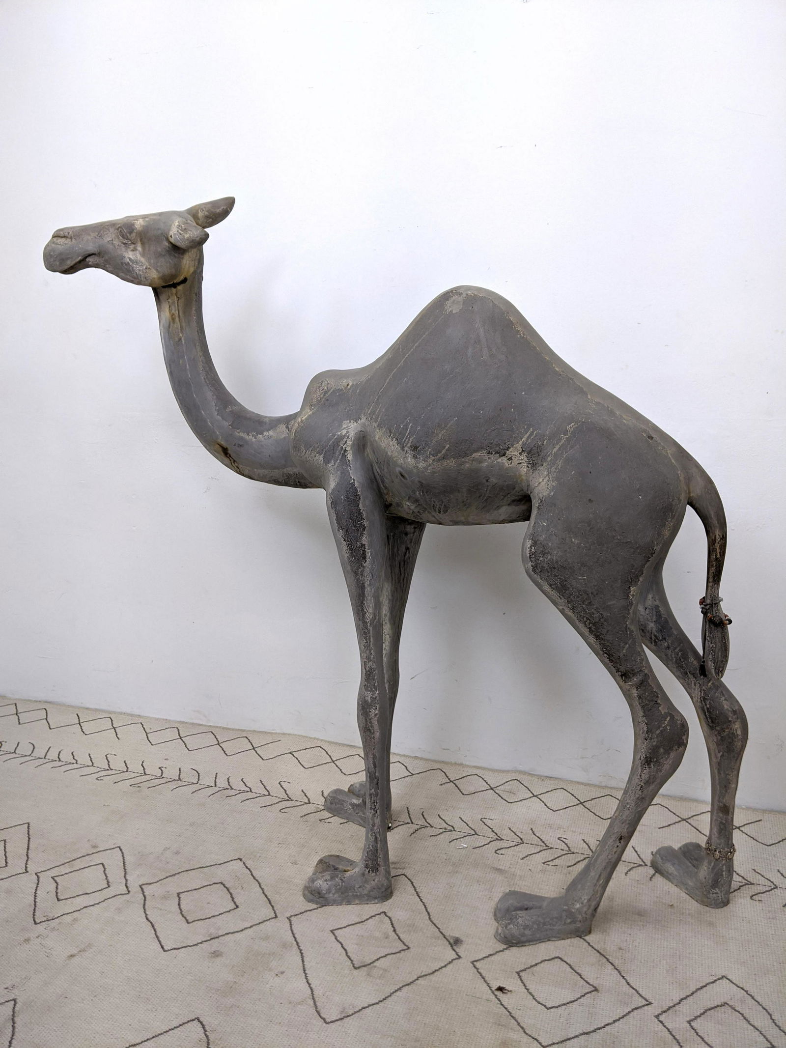 Large Fiberglass Camel Sculpture.  Garden Sculpture.  U (1 of 14)