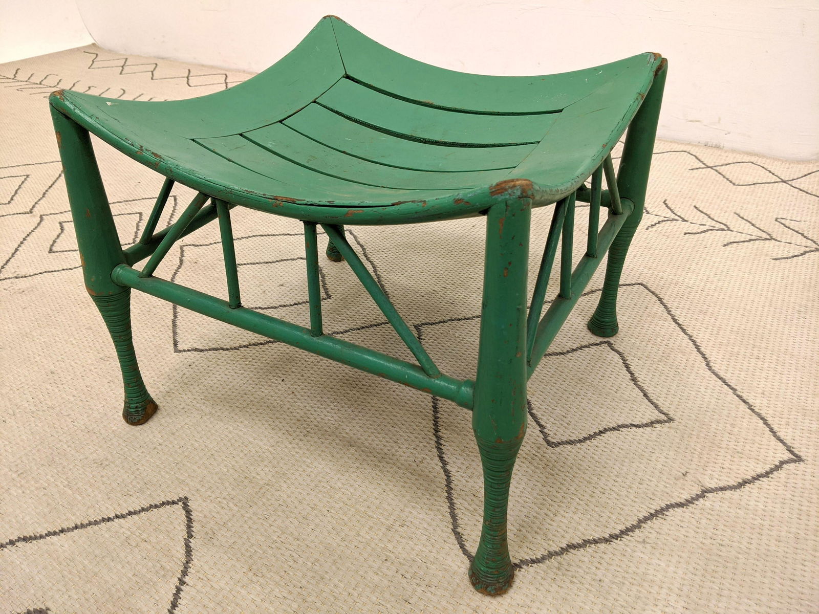 Tribal Safari Thebes style Stool Seating. Stylish base (1 of 11)