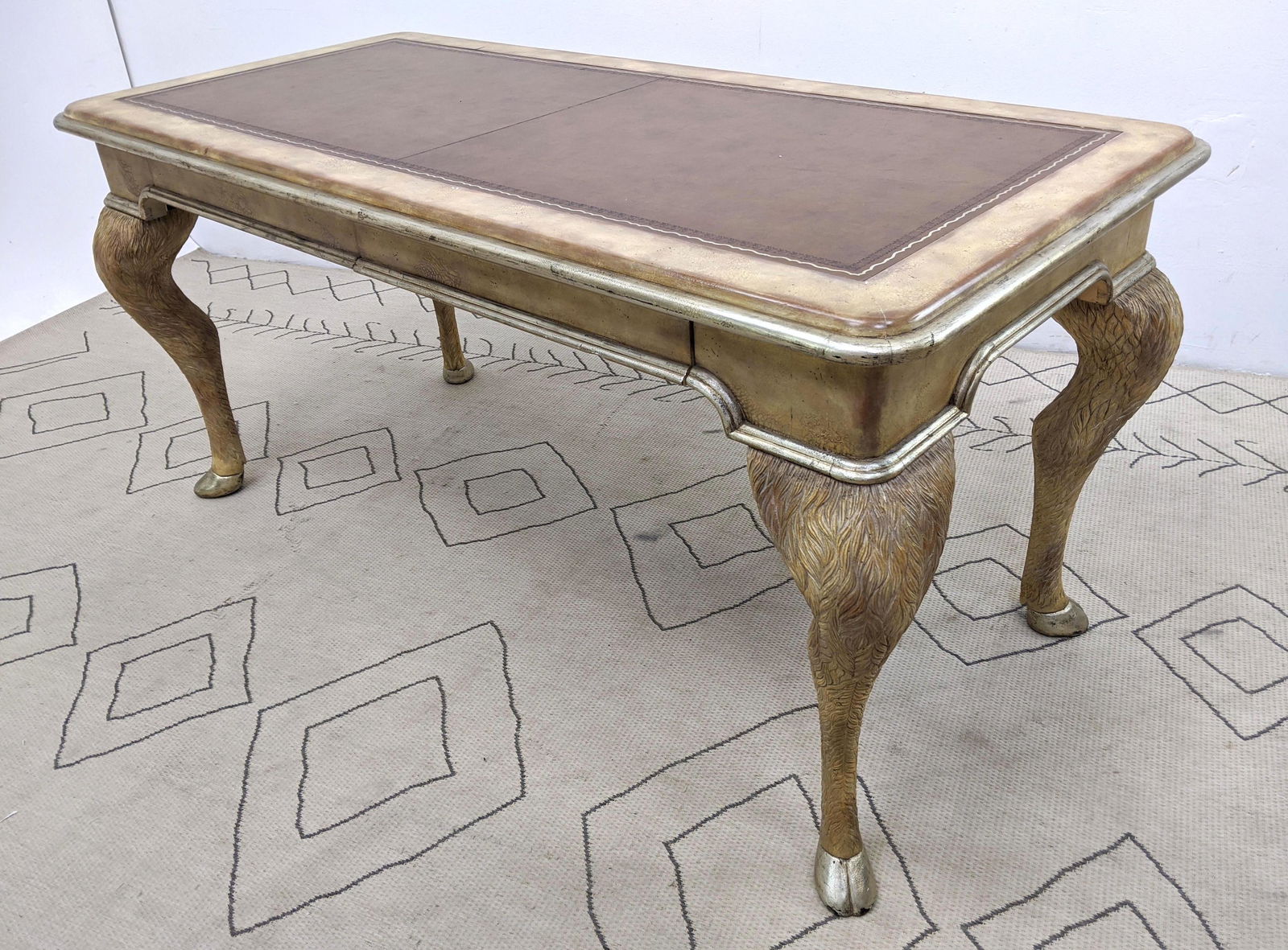 MAITLAND SMITH Leather Top Desk Writing Bureau Plat. Ca (1 of 12)