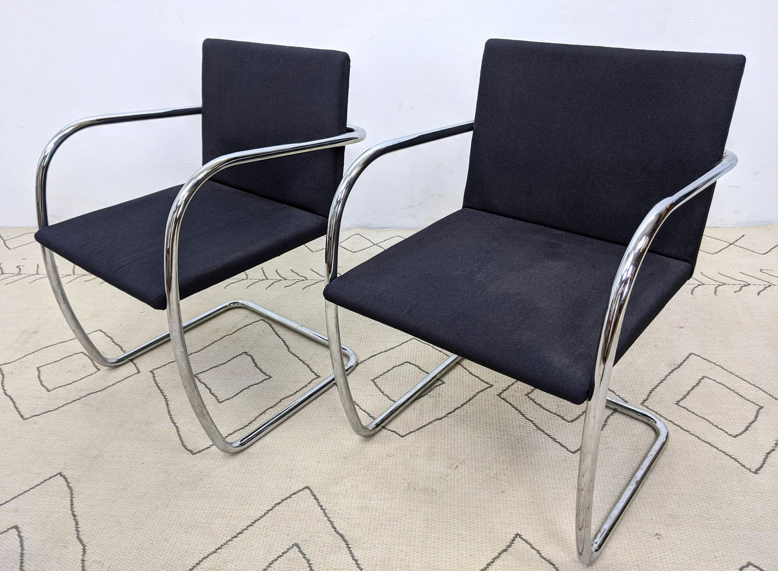 Pair Knoll BRNO Style Arm Chairs. (1 of 10)