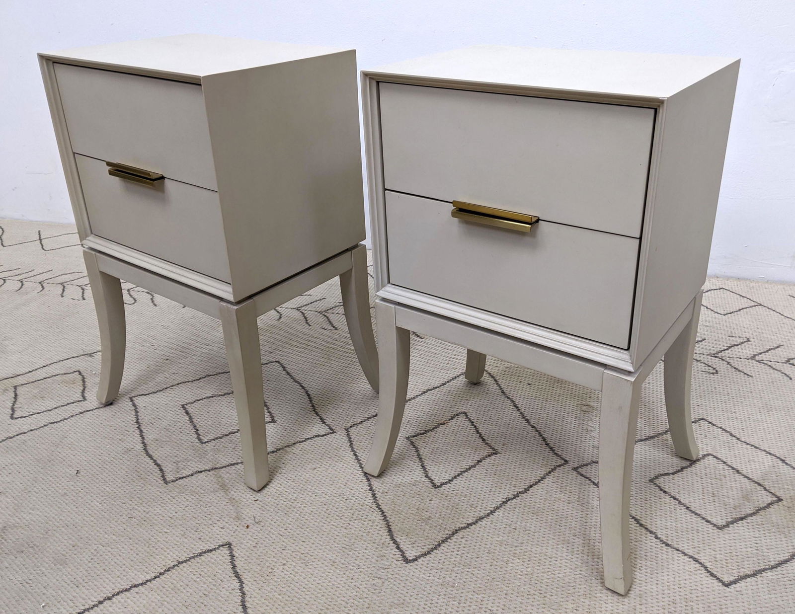 Pair Contemporary Pottery Barn Side Tables.  Night Stan (1 of 11)