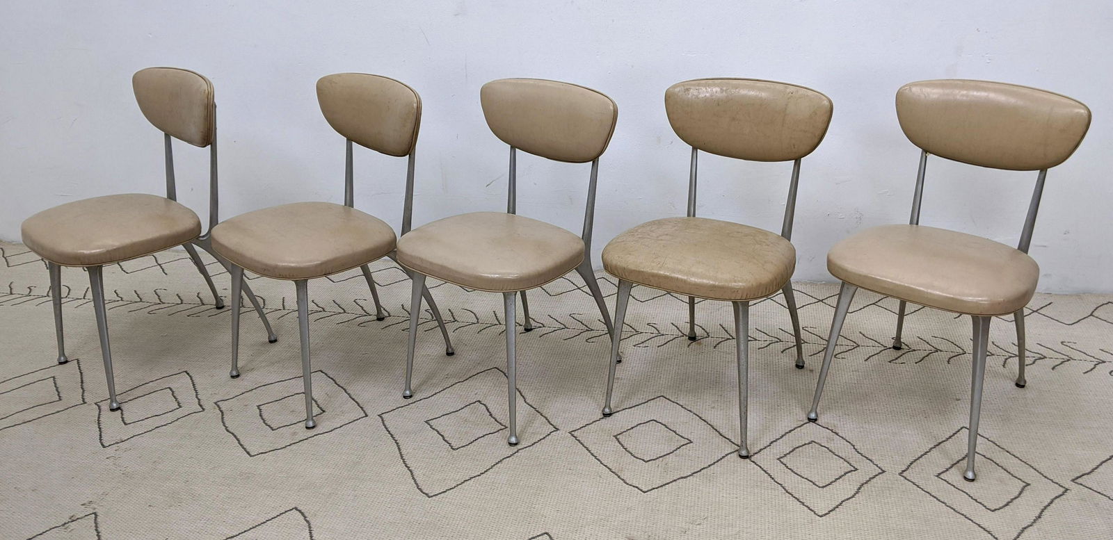 Set 5 SHELBY WILLIAMS Gazelle-Leg Dining Chairs. TRI PA (1 of 11)