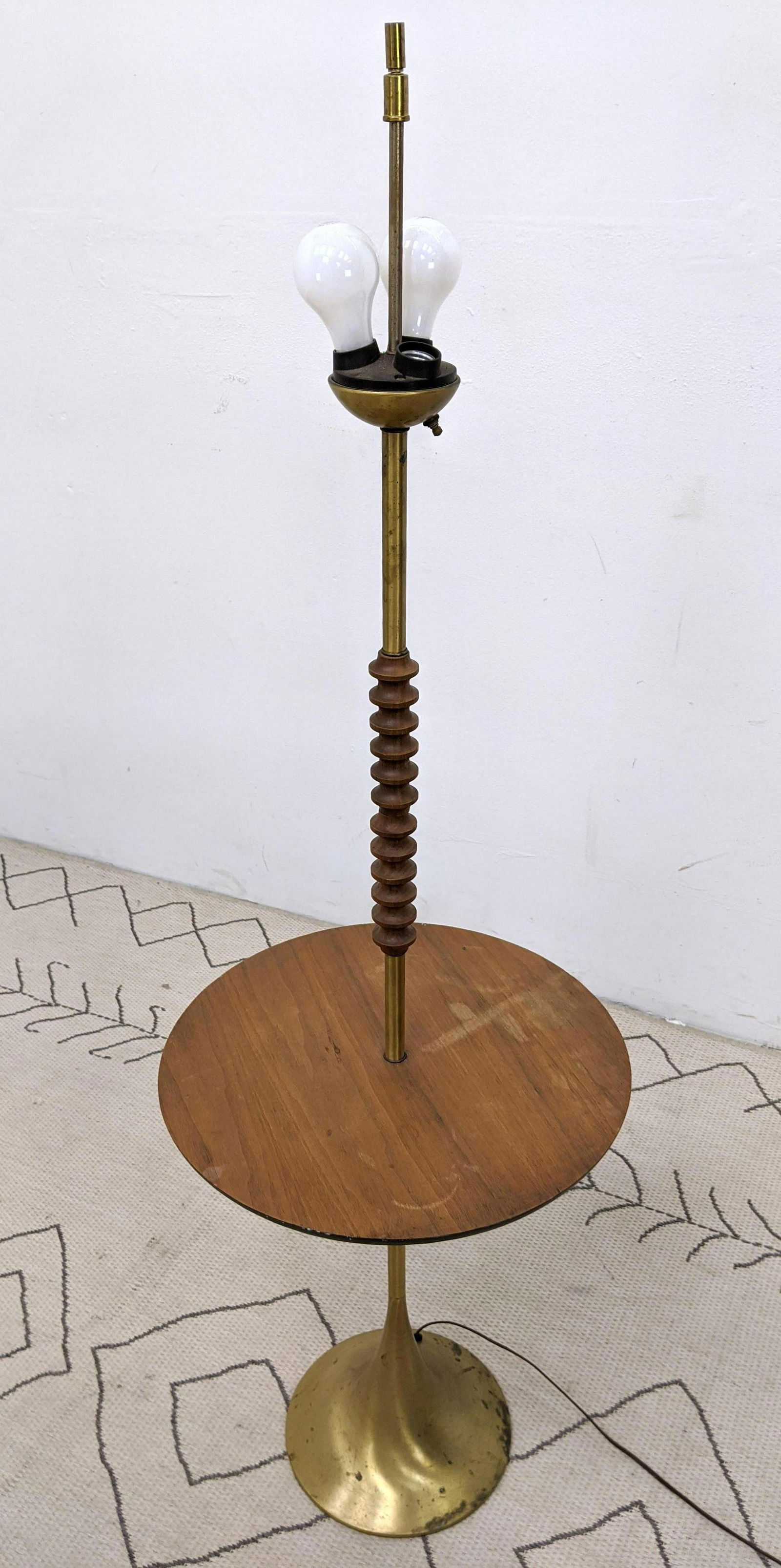 Mid Century Modern  Lamp Table. Wood and Metal. (1 of 10)