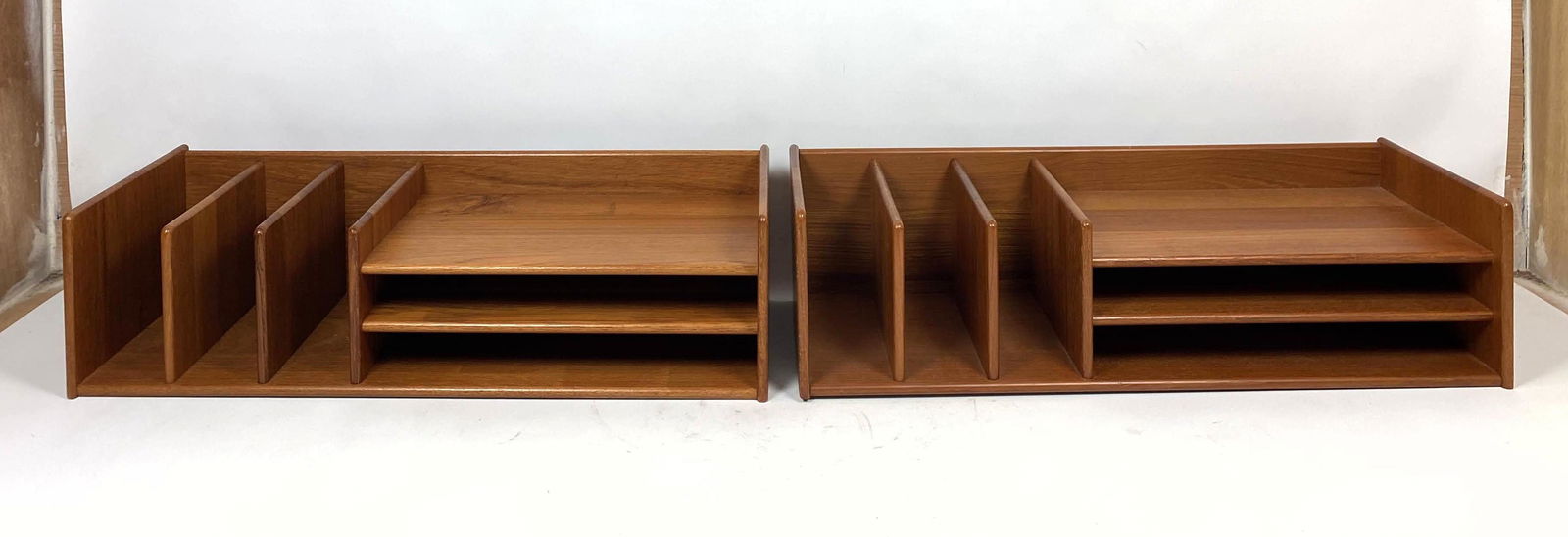 2pcs NORDISK ANDELS EKSPORT Desk Organizers. Danish Mod (1 of 14)
