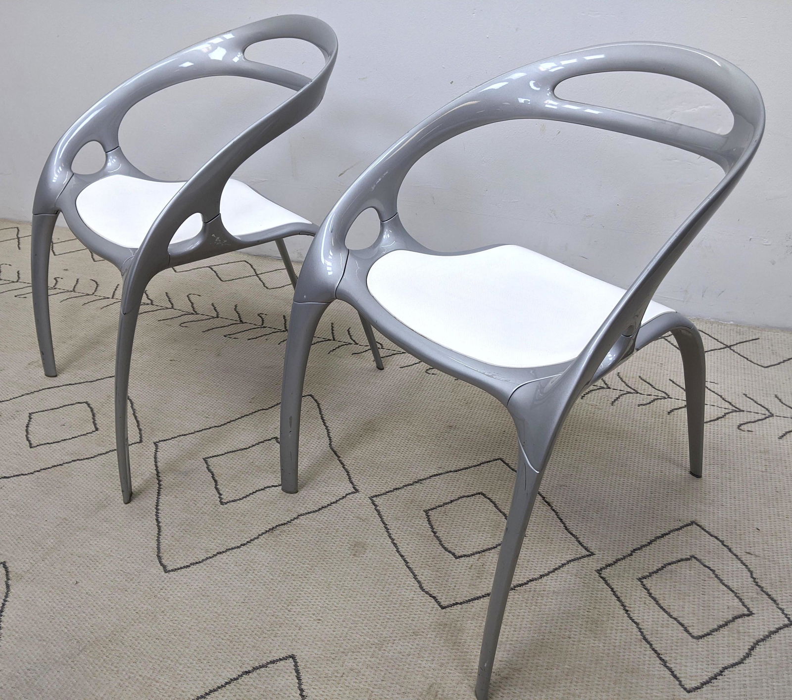 BERNHARDT DESIGNS Post Modern Chairs.  Futuristic desig (1 of 12)
