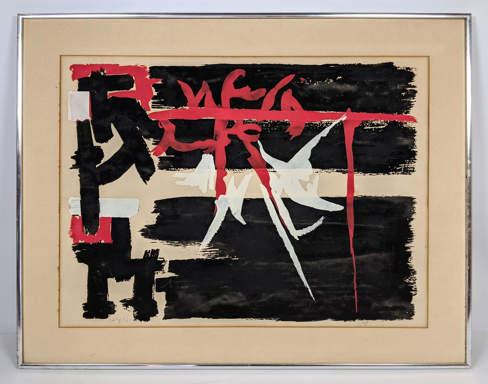 ANGELO SAVELLI Screenprint. 1/47 (1 of 10)