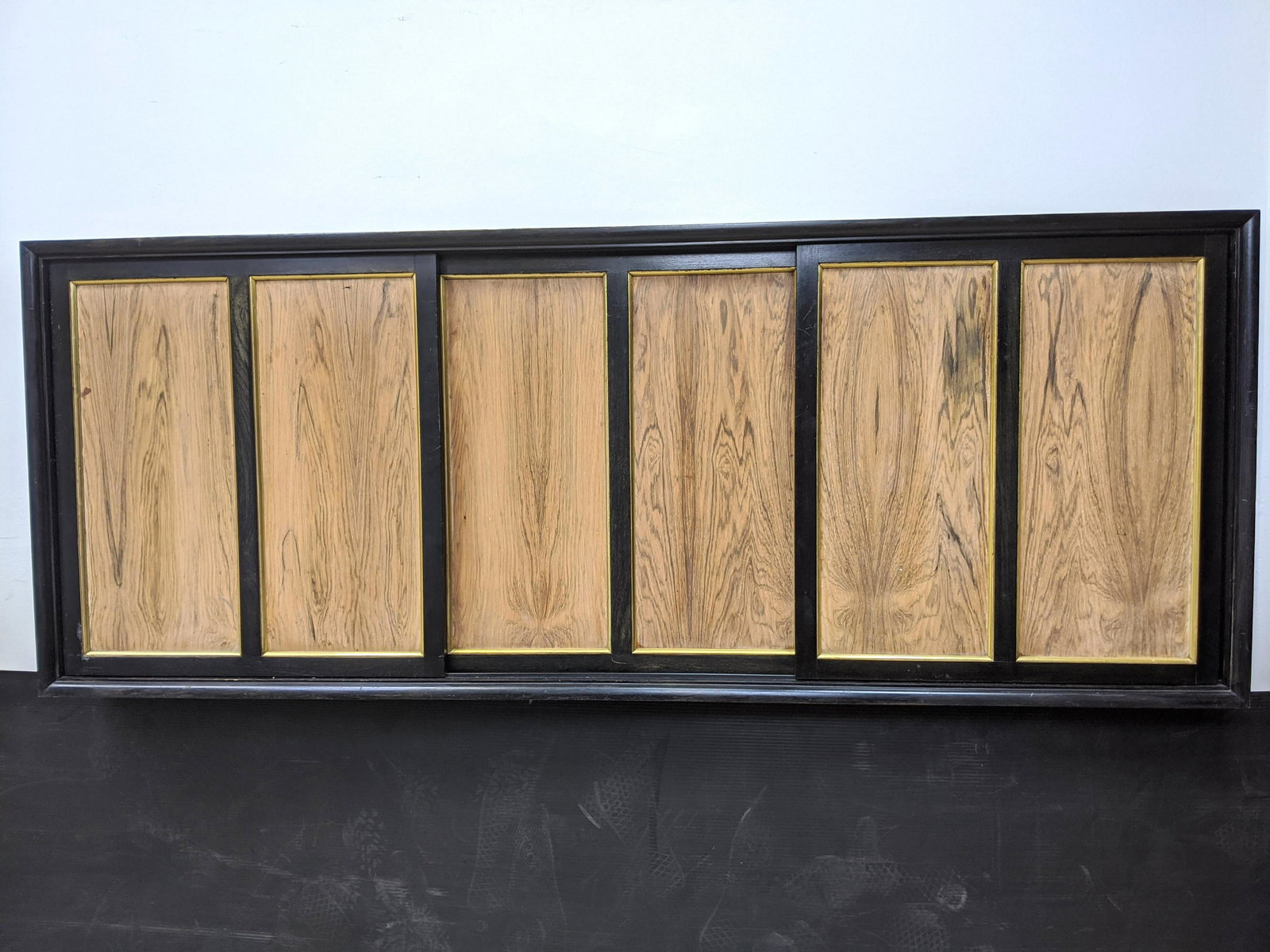 HARVEY PROBBER Wall Hanging Cabinet Credenza.  Sliding (1 of 10)