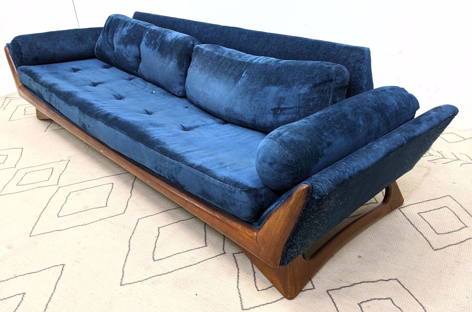 Adrian Pearsall Attributed Sofa Couch.  American Modern (1 of 18)