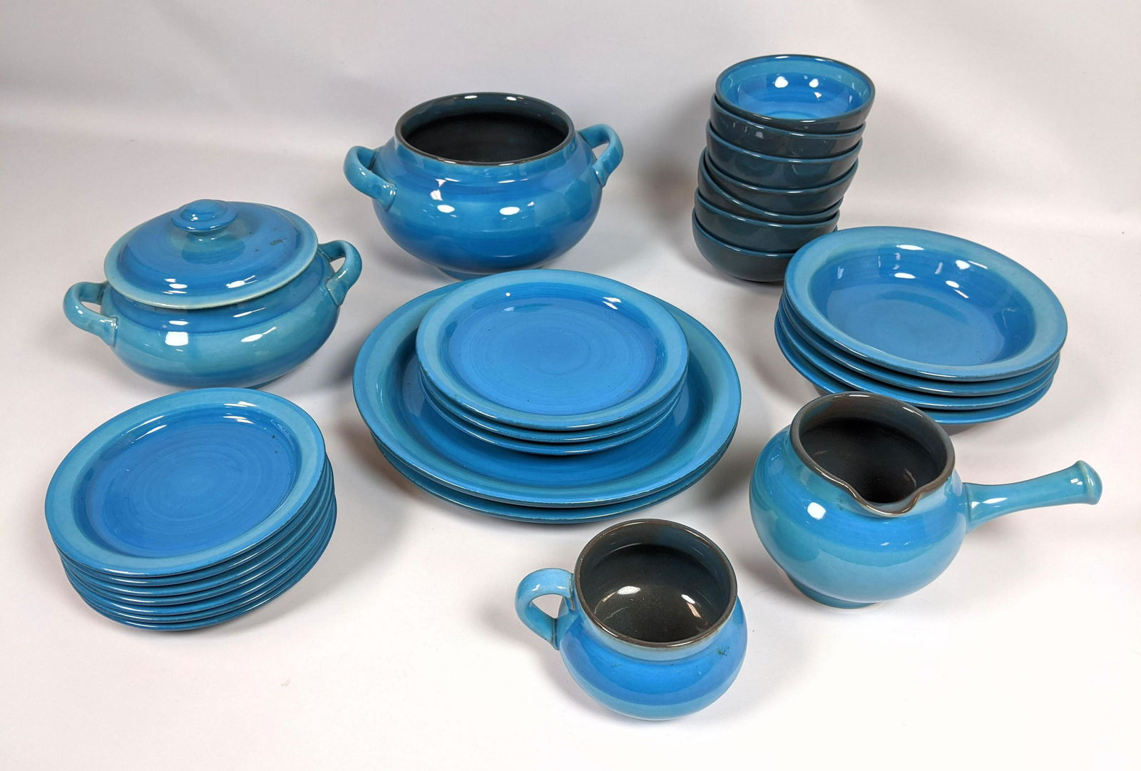 27pc Gabriel Sweden China Set Blue (1 of 13)