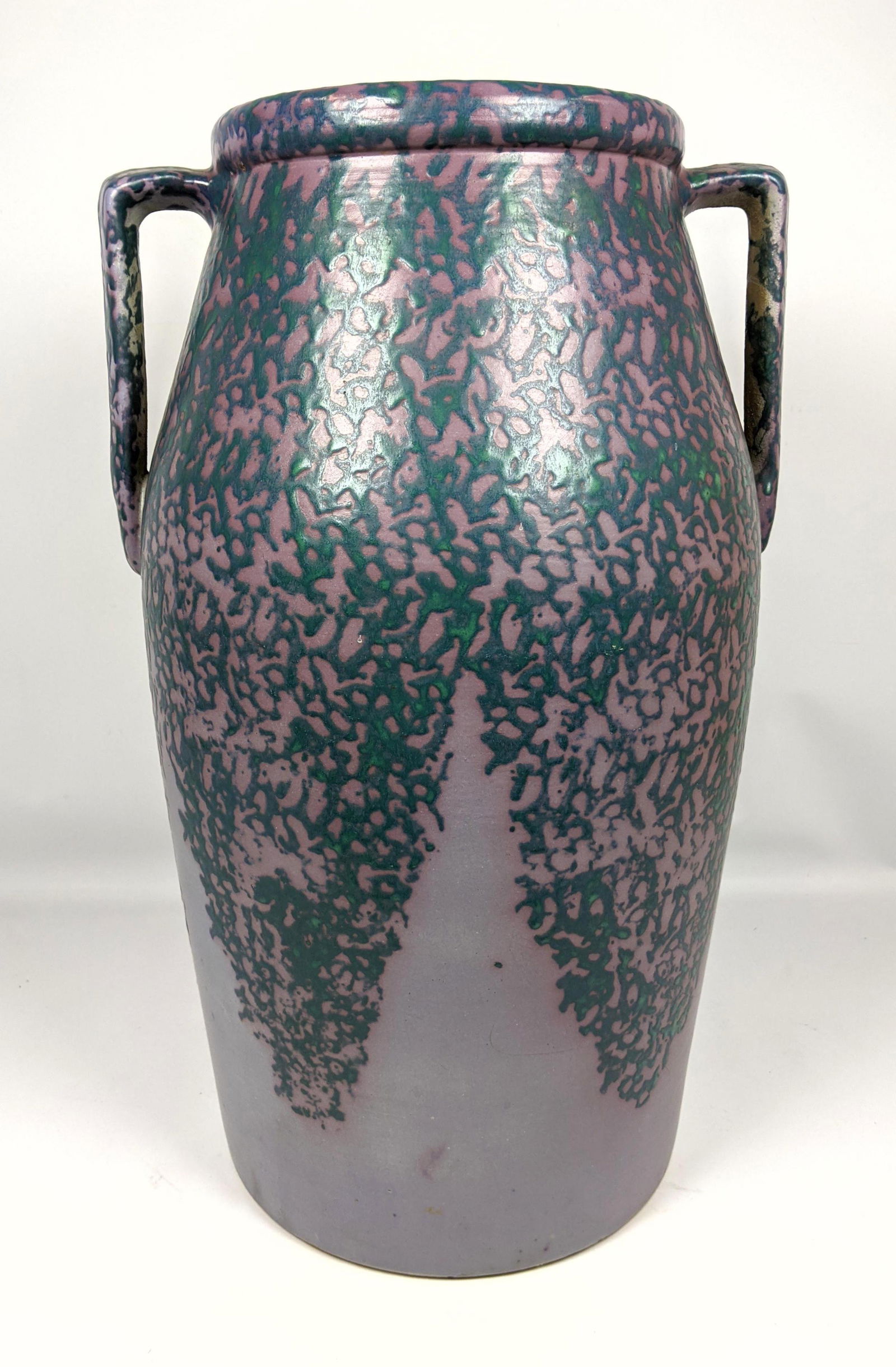 Large Burley Winters Floor Vase Sand Jar. Mottled Glaze (1 of 10)