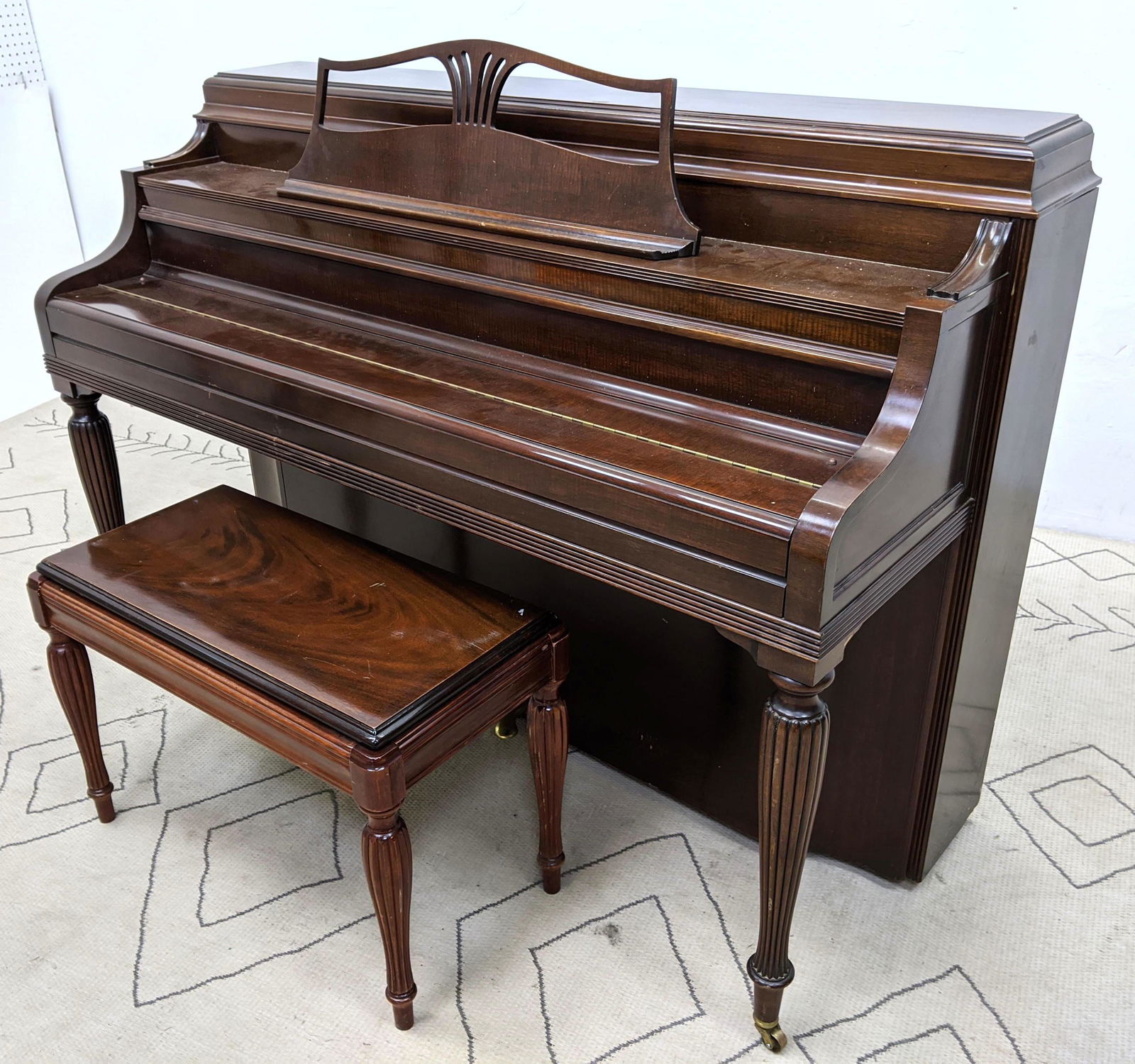 1948 STEINWAY Model 40 Console Piano No 325022 Walnut w (1 of 20)