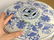 Pair Blue and White Chinese Porcelain Garden Pedestal S - 14