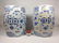 Pair Blue and White Chinese Porcelain Garden Pedestal S - 2