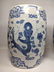 Pair Blue and White Chinese Porcelain Garden Pedestal S - 7