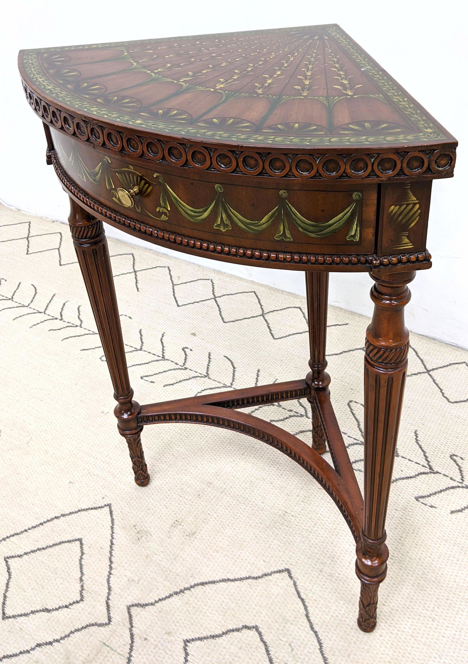 MAITLAND SMITH Adams Style Corner Table. Paint Decorate (1 of 13)