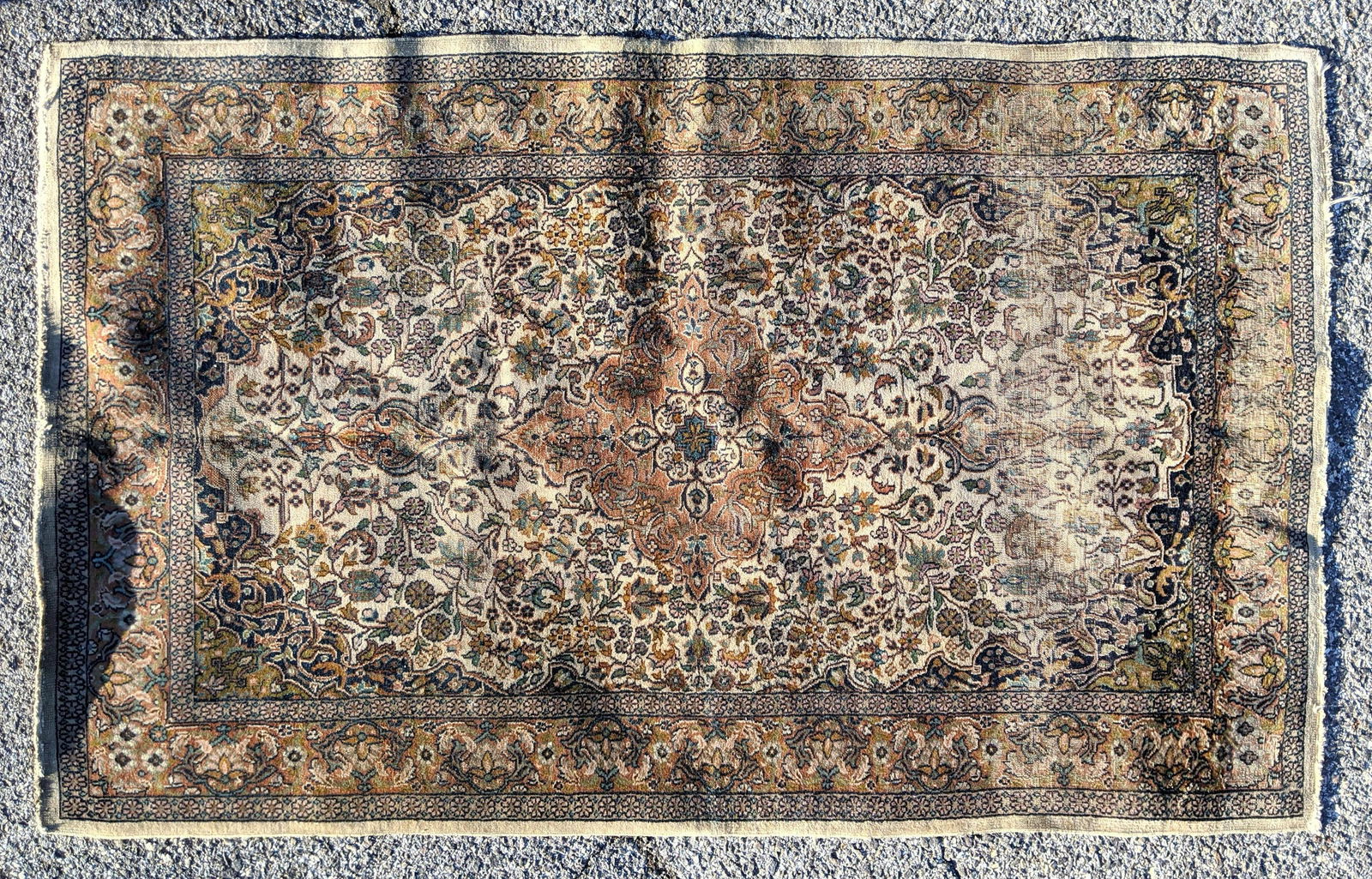 5'7 x 3'2 Handmade Oriental Carpet Rug (1 of 8)