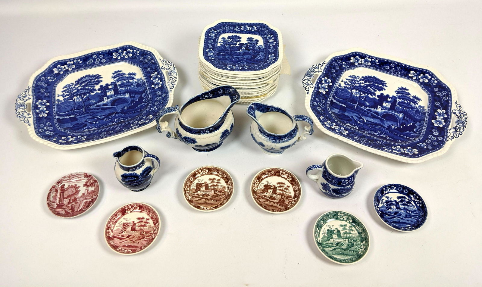 26pcs COPELAND SPODES  TOWER England. Pitchers, plates, (1 of 16)