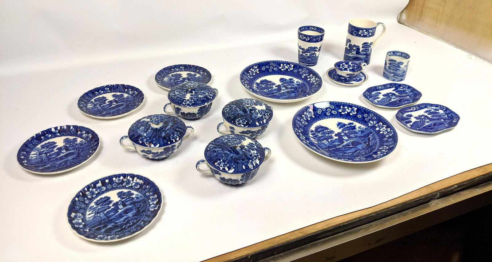 16pcs COPELAND Spode's Tower England (1 of 12)