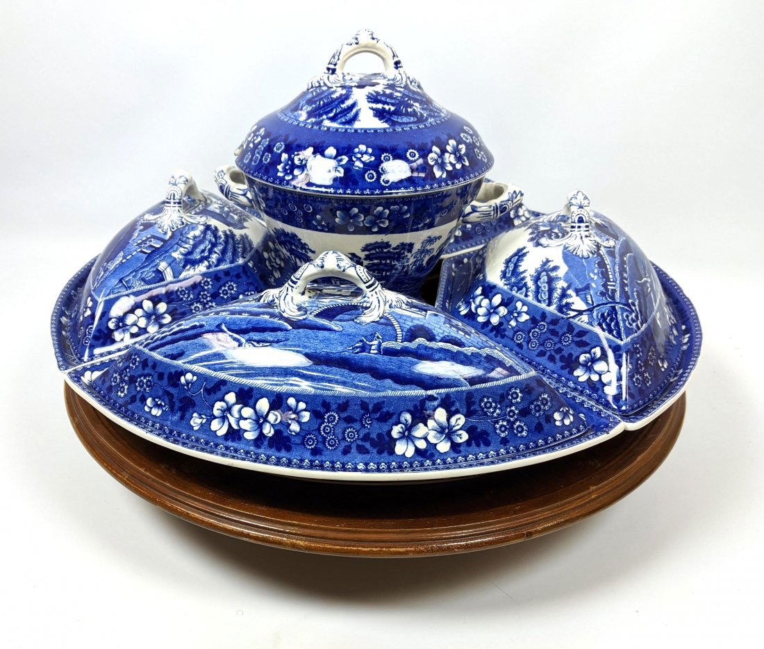 COPELAND Spodes Tower England Lazy Susan (1 of 14)