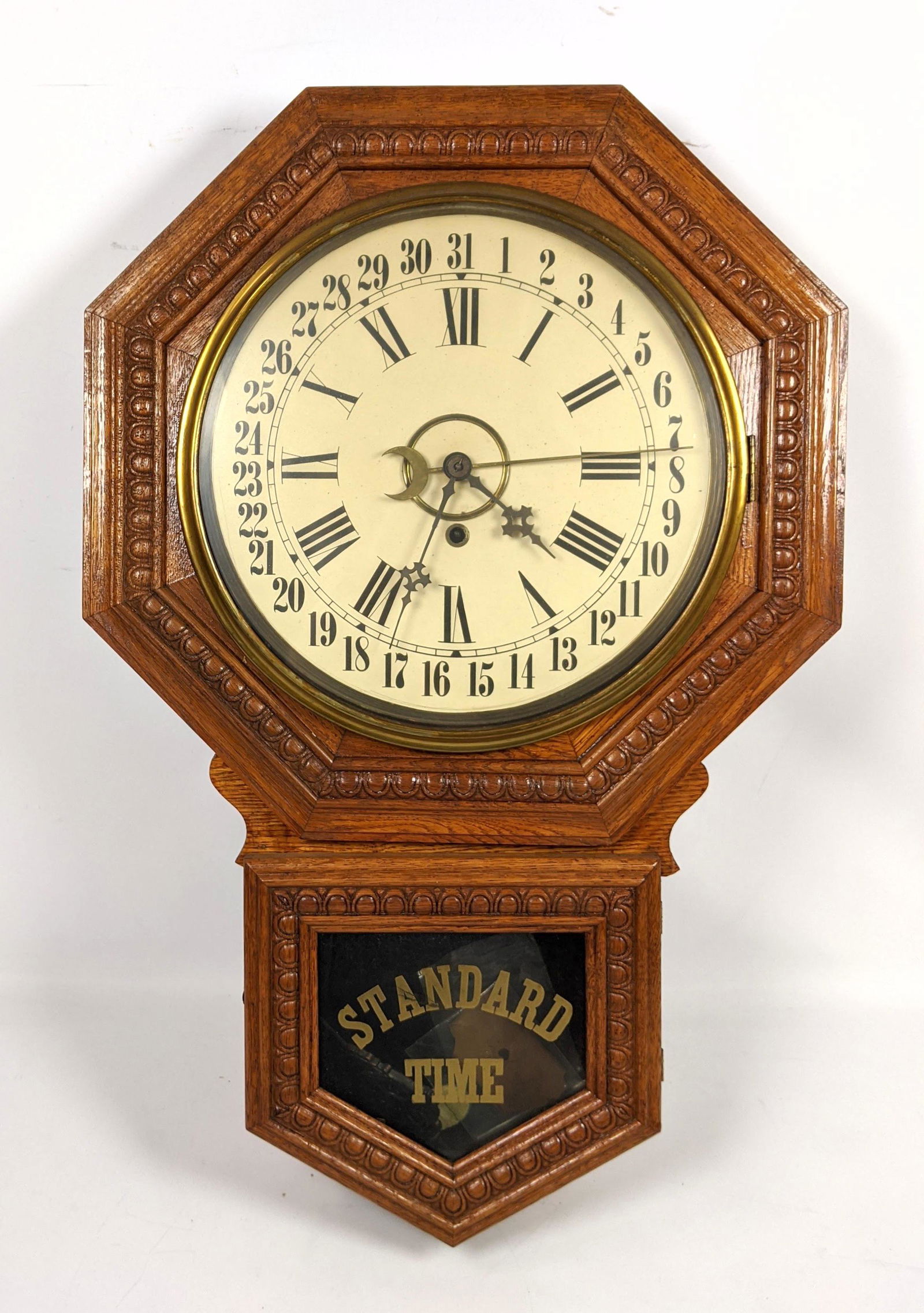 Admiral Regulator Wall Clock. Eight day half hour strik (1 of 10)