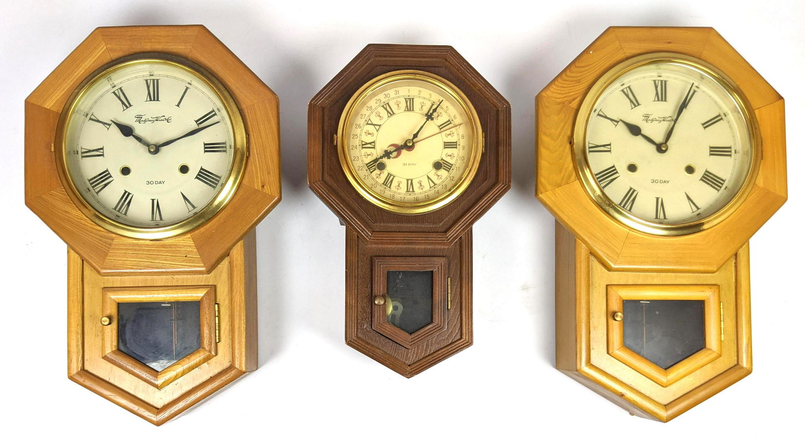 3pcs Regulator Wall Clock. (1 of 11)