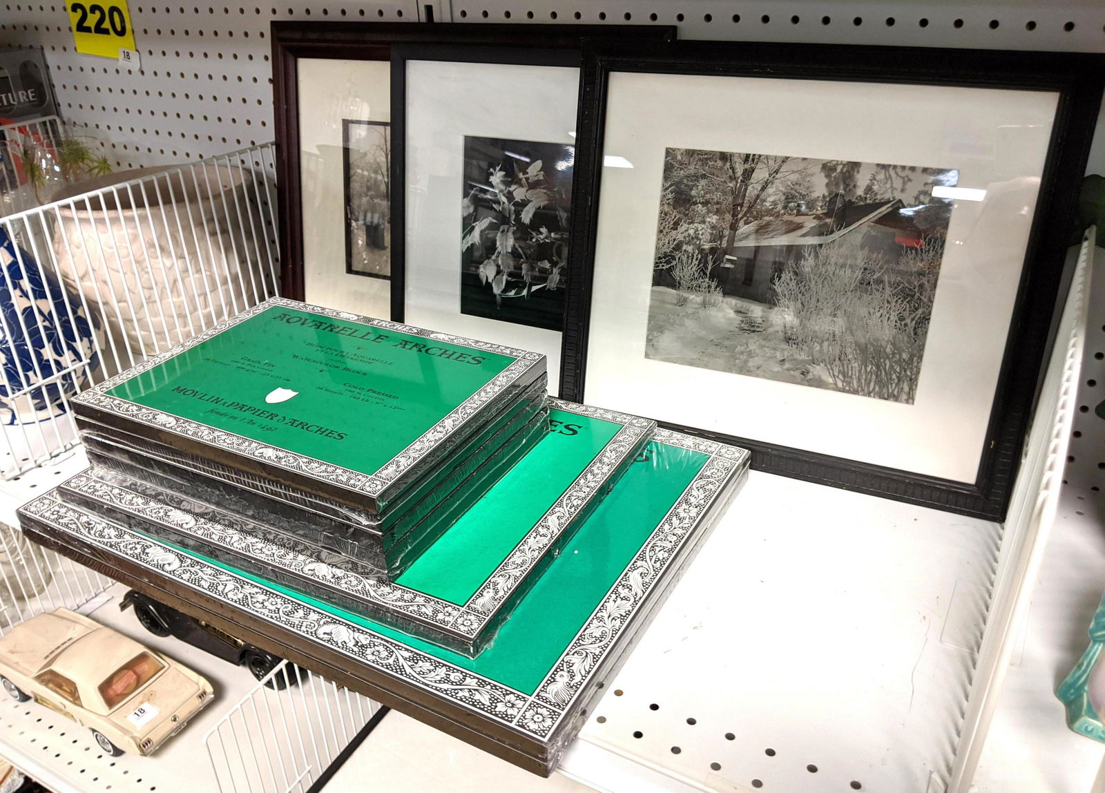 Black and White Photographs and Arches Paper Packs.: Black and White Photographs and Arches Paper Packs.-- Dimensions: ---