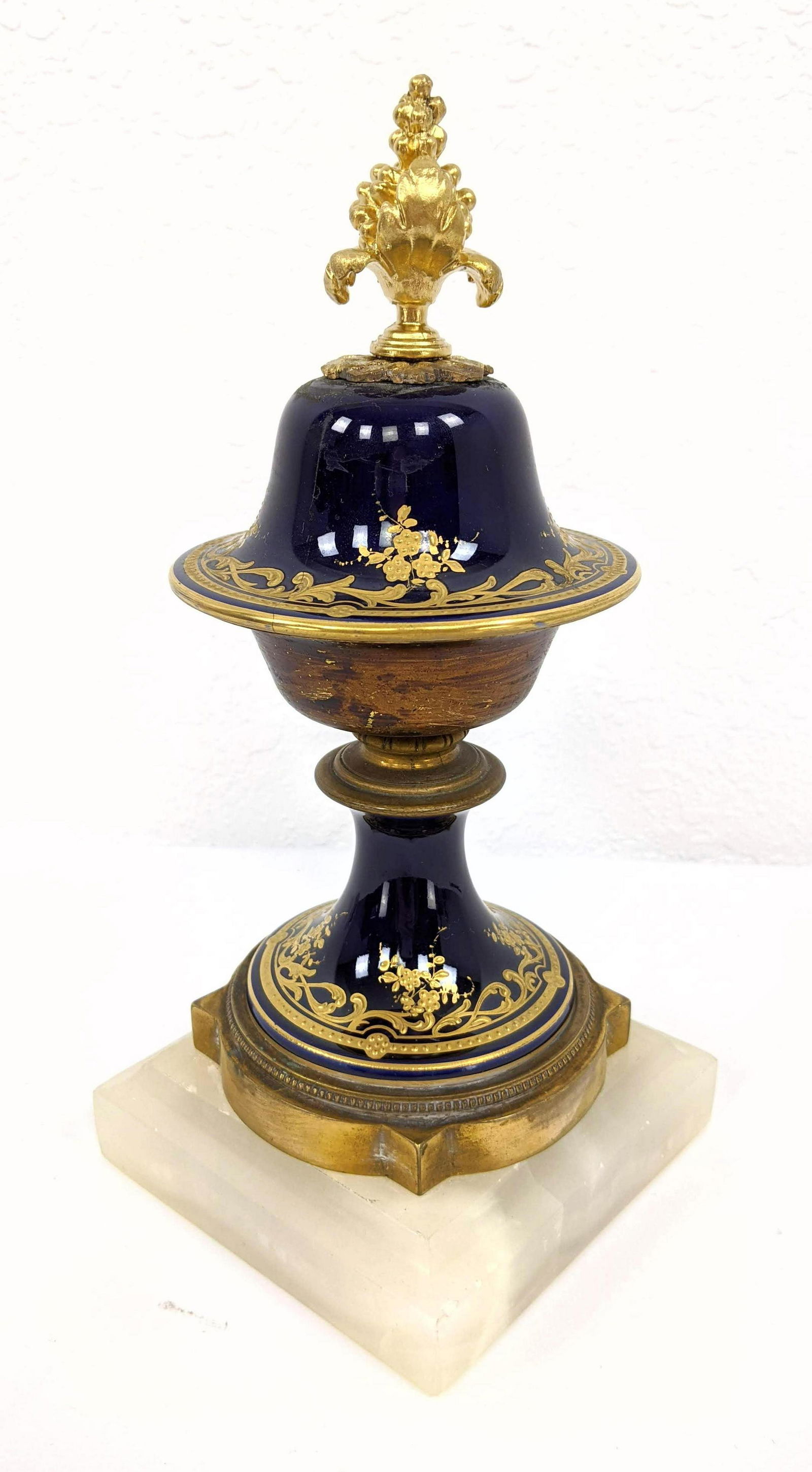 French Painted Porcelain Decorative Table Object. Assem (1 of 12)