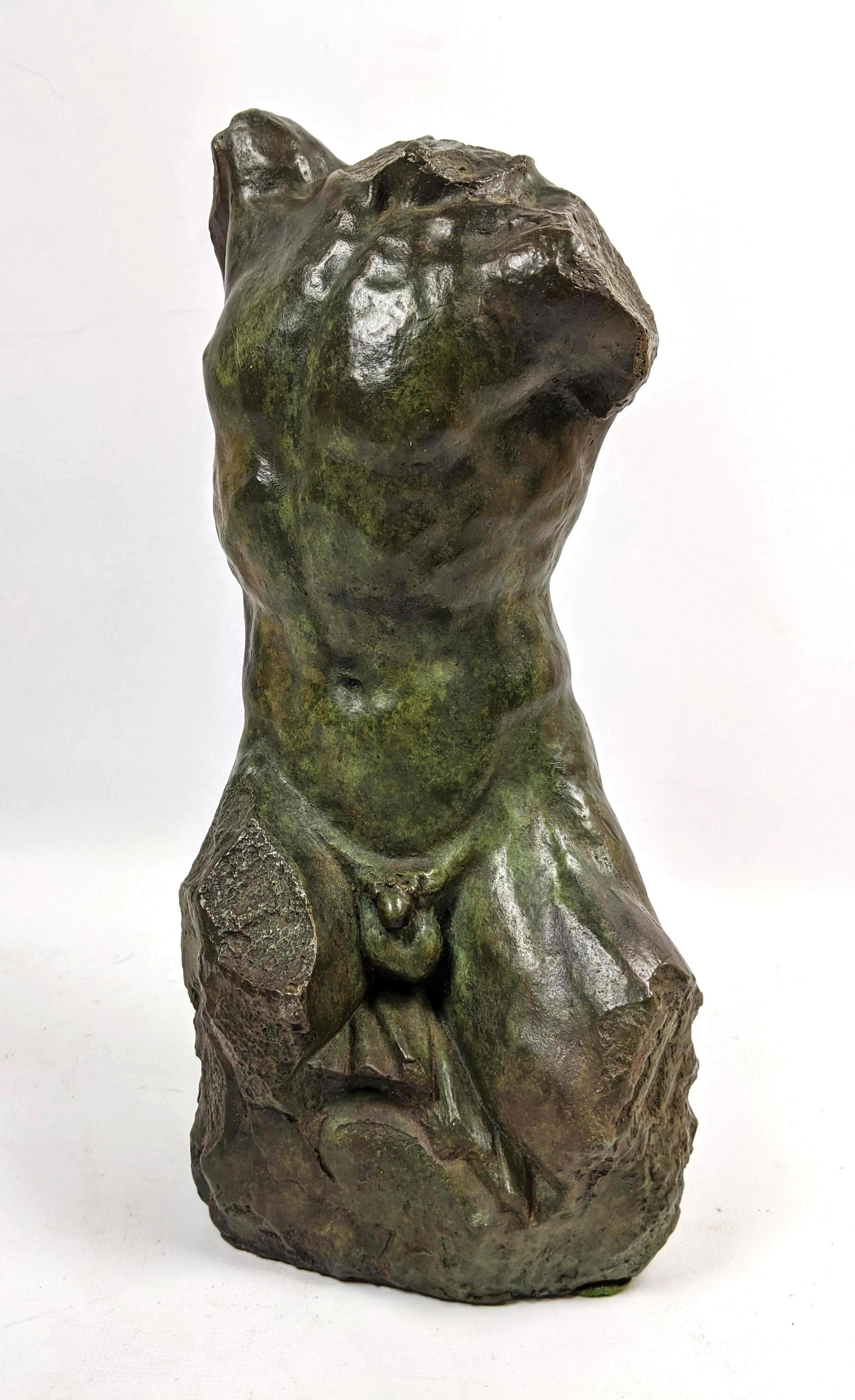 GARY MICHAEL WEISMAN Bronze Figural Torso Table Sculptu (1 of 9)