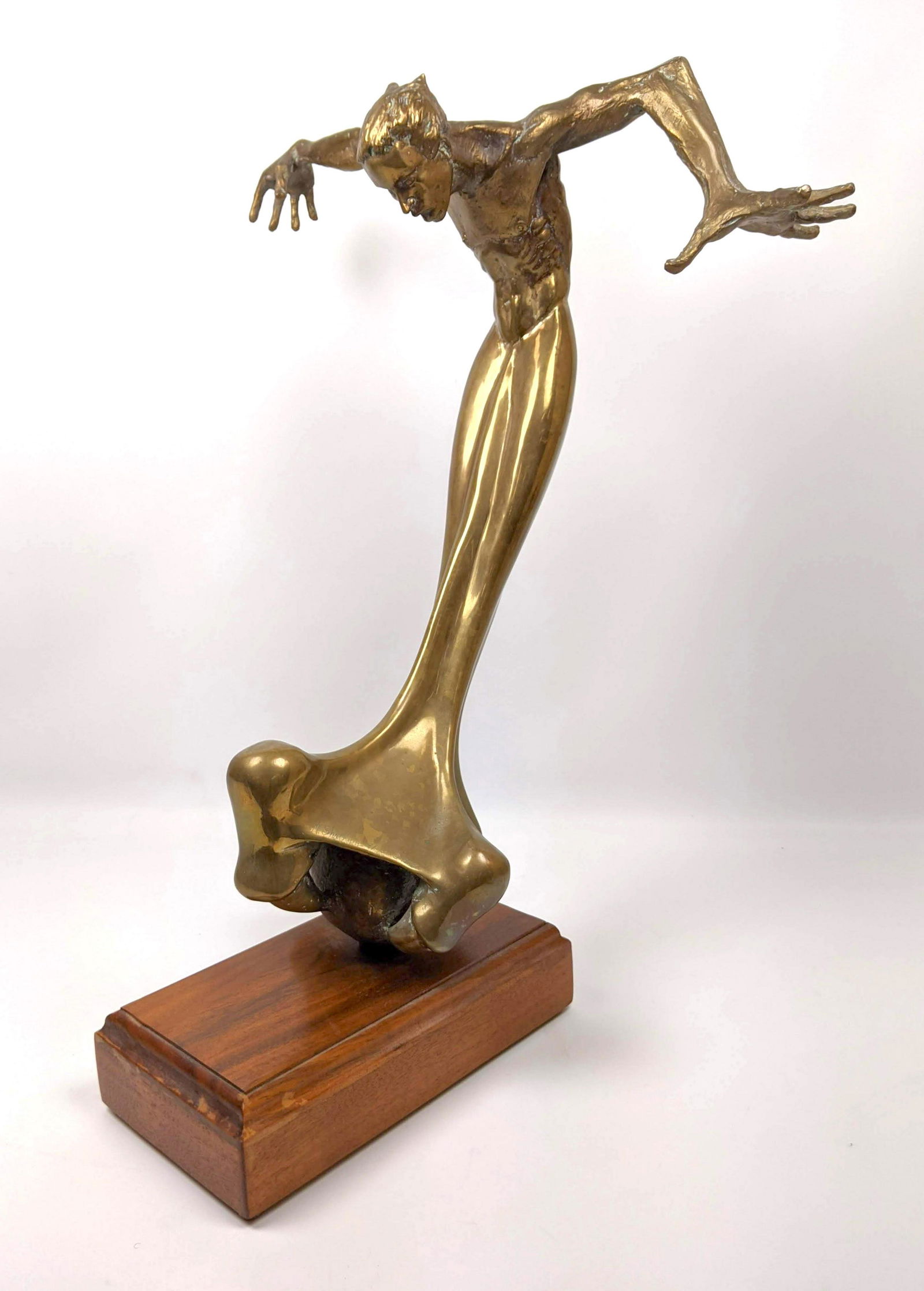 Michael Shacham Surrealist Bronze Sculpture. 7/25. Date (1 of 12)