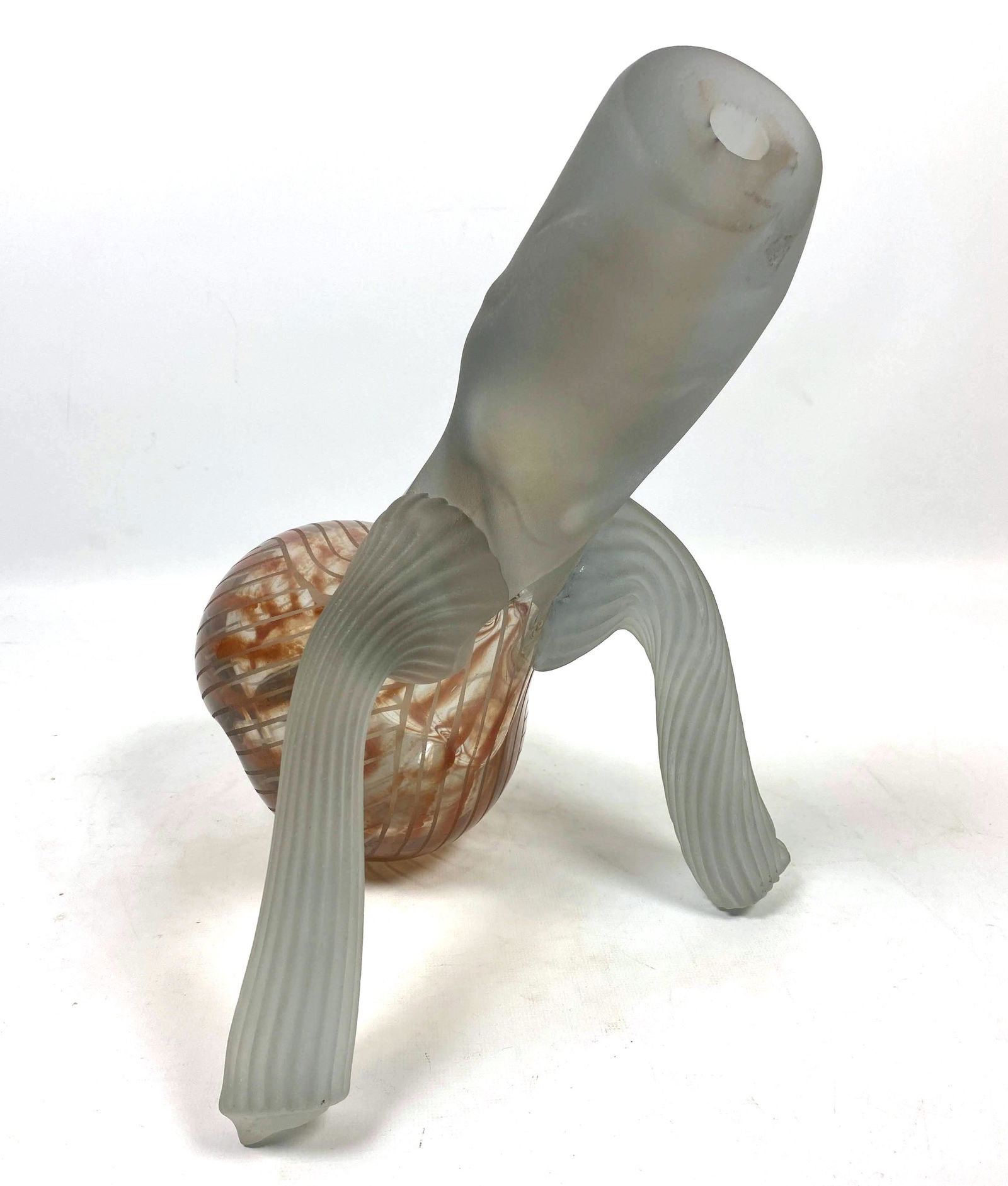 STEVE TOBIN Glass sculpture. Hand Blown. Signed and Dat (1 of 10)