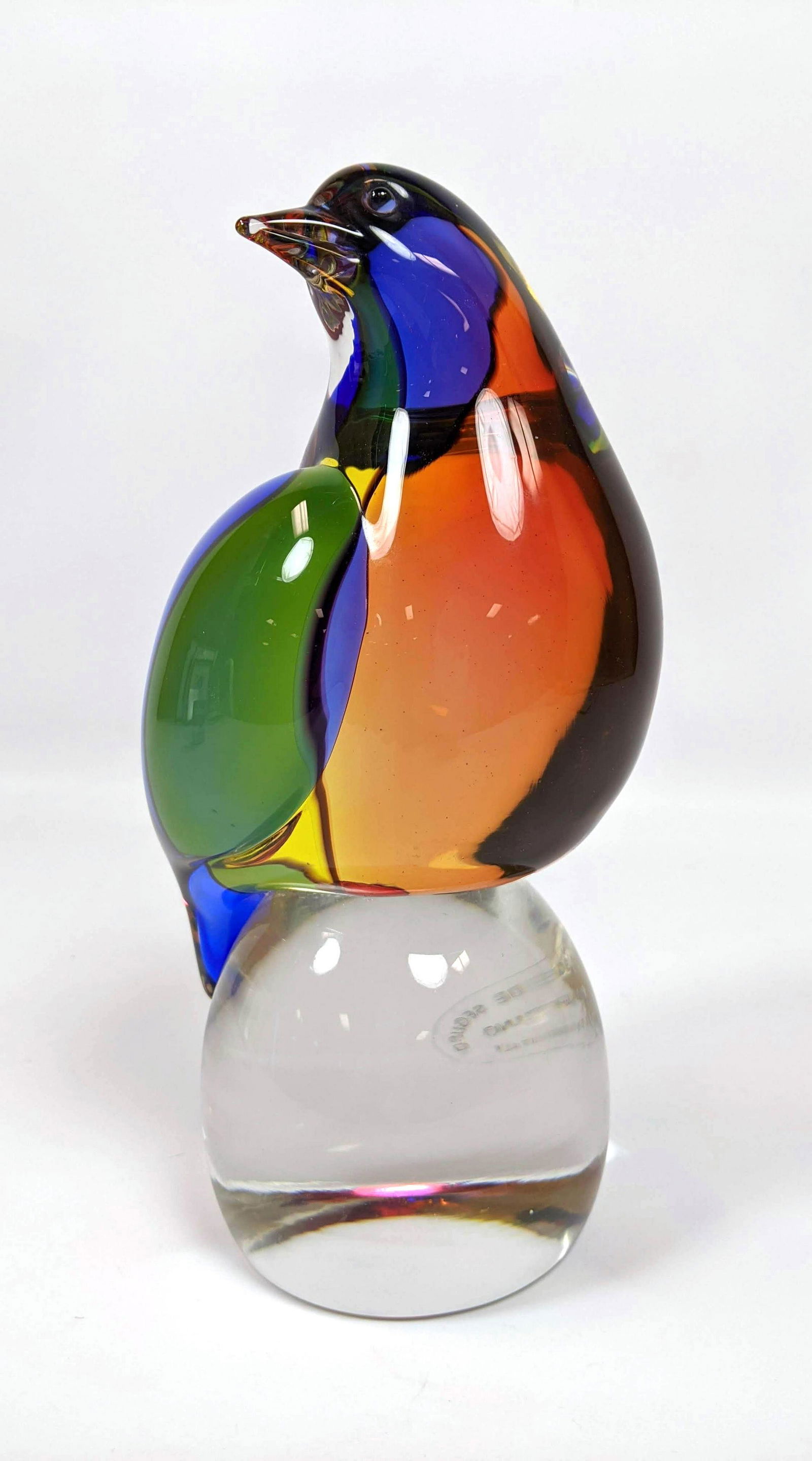 ARCHIMEDE SEGUSO Murano Art Glass Bird Sculpture (1 of 10)