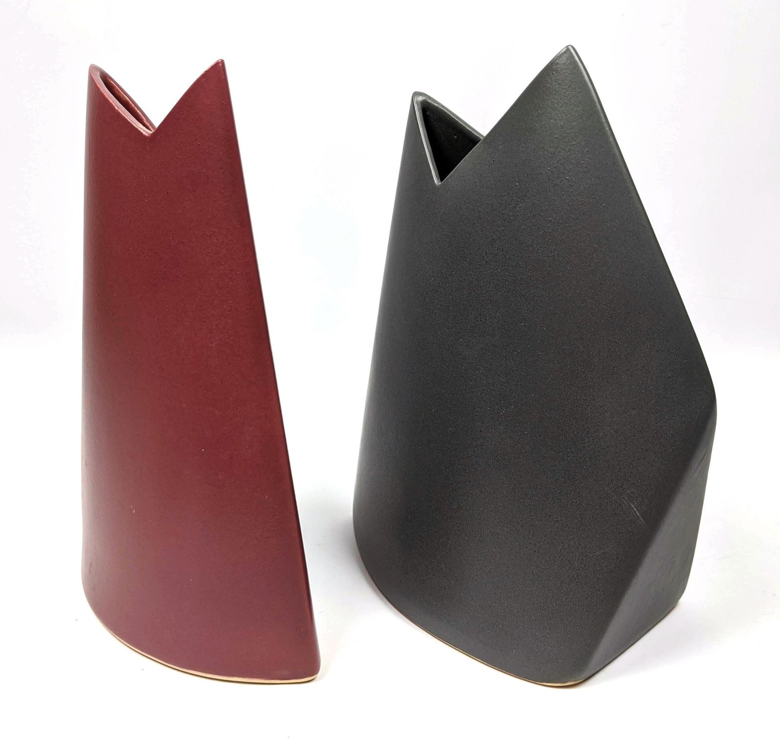 2 PCS JAMES JOHNSTON Art Pottery Vases. (1 of 13)