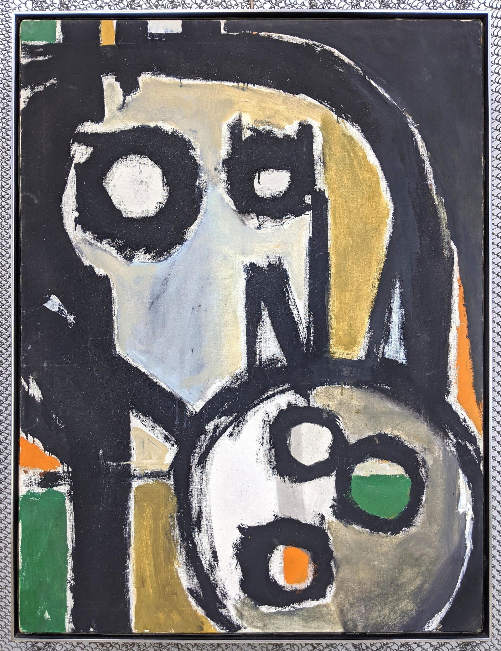 GEORGE D'AMATO Abstract Oil Painting on canvas. Figures (1 of 8)