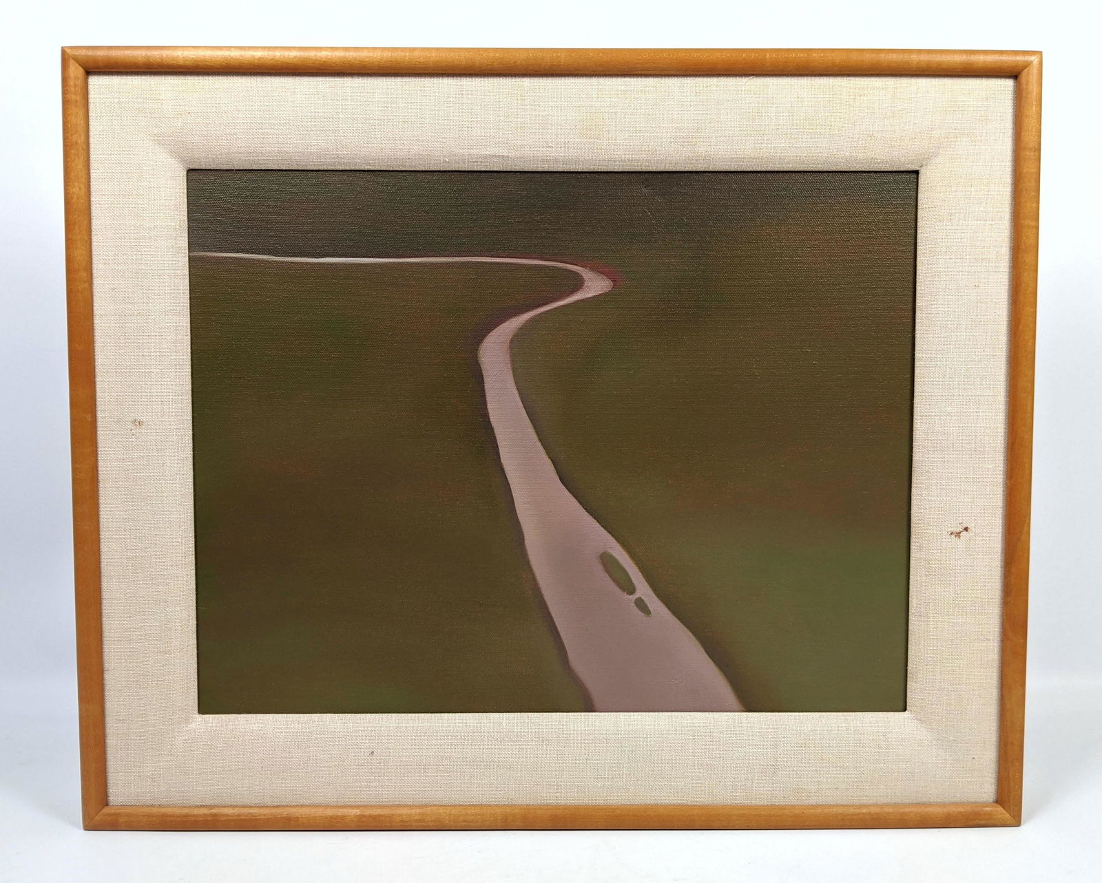 JOHN AXTON Oil Painting on Canvas. MORA RIVER. (1 of 9)